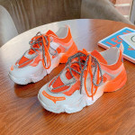 Summer New Style Mesh Orange Pair Of Shoes