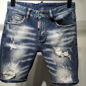 Small Feet Ripped Low Waist Zipper Tight Nightclub Trend Beggar Personality Men's Jeans Short