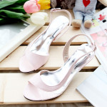 Women's Thin Heel Medium Heel Flat Buckle Sandals