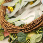 Easter Wreath Small Leaf Eucalyptus Simulation Flower Egg