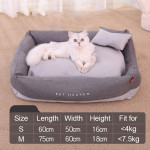 Pet Cat Nest Mat Semi Enclosed