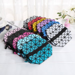 Geometric Storage Cosmetic Bag Folding Rhombus Makeup Bag Creative Portable Handbag