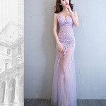 Lace Transparent Mermaid Evening Dress