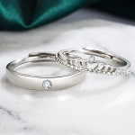 Men's And Women's Fashion Simple Couple Couple Rings