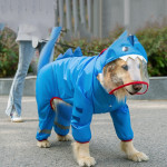 Dog Raincoat Medium Large Dog Four-leg All-inclusive Waterproof Rainy Day Clothes