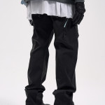 Pleated Silk Slip Down Loose Casual Pants For Men