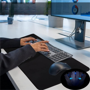 Black And White Desk Mat Gaming Mouse Pad Large Mousepad Gam