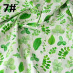 Soft Thin Skirt Plant Flower Pastoral Fabric Cotton