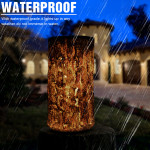 Solar LED outdoor waterproof stump decorative lamp