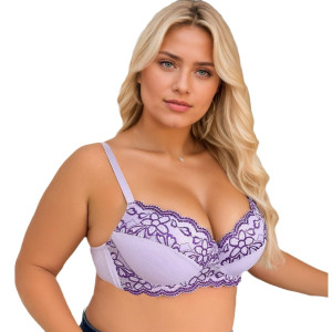 Plus Size Thin Bra Beauty Back Sexy Underwear