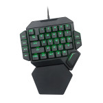 Eat Chicken One-handed Mechanical Keyboard Throne Left-handed Small Keyboard Mobile Game External Ebay Amazon Keyboard