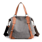 Portable Canvas Bag Versatile Casual Women's Shoulder Messenger Bag