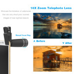 Mobile Phone External High-definition Fisheye Telephoto Wide-angle Adjustable Lens Set