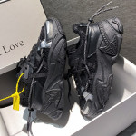 Korean Version Of Black Platform Sneakers