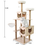 Cat Crawl Nest Scratching Board Tree Supplies Pet Toy Space Capsule