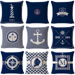 Sofa Living Room Ocean Pattern Pillow