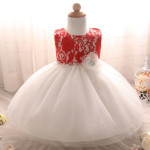 2021 new European girls retro lace dress baby dress skirts wholesale baby full moon4