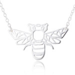 New Pendant Necklace Ins Personalized Hollowed-out Little Bee