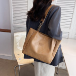 Women's Large Capacity Zipper Simple Fashion Shoulder Bag