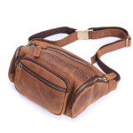 Vintage Top Layer Cow Leather Messenger Bag Leather Multi-layer