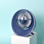 Cartoon Water Mist Fan Spray Mini Fan Spray Humidification Adjustable Angle USB Charging Desktop Fan