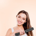 Wireless charging curling iron