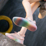 Rainbow jelly coconut shoes