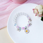 Women's Fashion Temperament Cute Cat Crystal Beads String