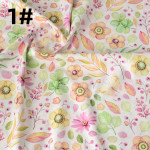 Soft Thin Skirt Plant Flower Pastoral Fabric Cotton