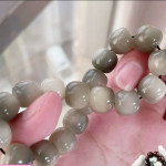 Natural White Jade Bodhi Bracelet