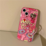 Japanese And Korean Sweet Cool Spice Girl Graffiti English Love Pendant Phone Case