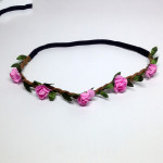 Rose Flower Headband Wreath Bridal Korean Style