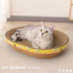 Cat Scratching Board Bowl Type Integrated Vertical Claw Grinding Toy