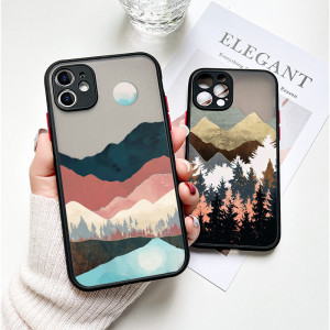 Retro Oil Painting Silicone Phone Case