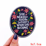 Lette Flower Embroidered Patches For Clothing Thermoadhesiv