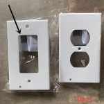 Durable Convenient Outlet Cover Duplex Wall Plate Led