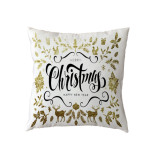 2021new Polyester Pillow Cover Holiday Series Pillow Cover Christmas Ball Christmas Tree Pattern Pillow Without Core