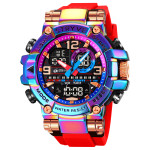 New Sports Colorful Luminous Electronic Waterproof Watch Multifunctional Student Watch