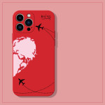 Aircraft Illustrator Suitable For 4 Phone Case I13promax Cute 12 Liquid Silicone 11 Soft Shell