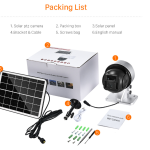 Solar Powered Wireless WiFi Surveillance Camera