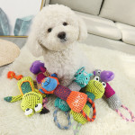 Pet Cotton Rope Toy Teeth Grinding And Teeth Chewing Resistant Knot