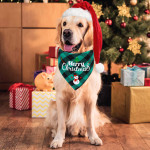 Christmas Dog Bandana Pet Triangle Scarf For Puppy And Cat Pet Festive Accessories Small Dogs Bandana Hot Dog Accessories Gift