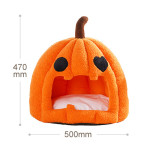 Pumpkin Shape Pet Cat And Dog Kennel Semi-enclosed Warm