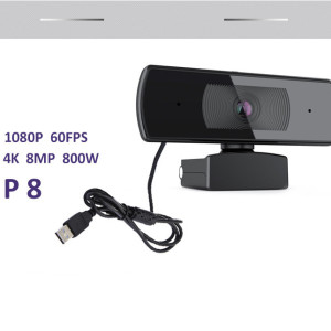 4K HD AF Autofocus USB Computer Camera Built-In Microphone With Privacy Cover