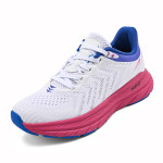 Cushioned Rebound Grip Breathable Lightweight Elastic Mesh Soft Soled Running Shoes