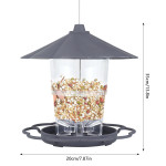 Opvouwbare Wilde Vogels Feeder Opknoping Birdcage Tuin Yard Outdoor Decoratie Met Afneembaar Dak Grote Capaciteit Bowls