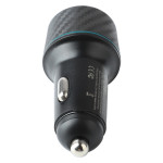 DC 12‑24V Car Charger 95W USB PD Dual Port Fast Charging Carbon Fiber Style Cigarette Lighter Charger Adapter for Car Truck 