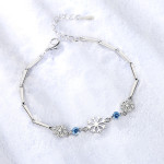 Women's Fashion Ice Snowflake Bracelet