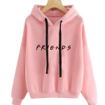 Women's New Hooded Sweater Printed Plush