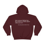 Women's Brushed Hoody Plain Letter Printed Kangaroo Pocket Drawstring Printed Hoodie